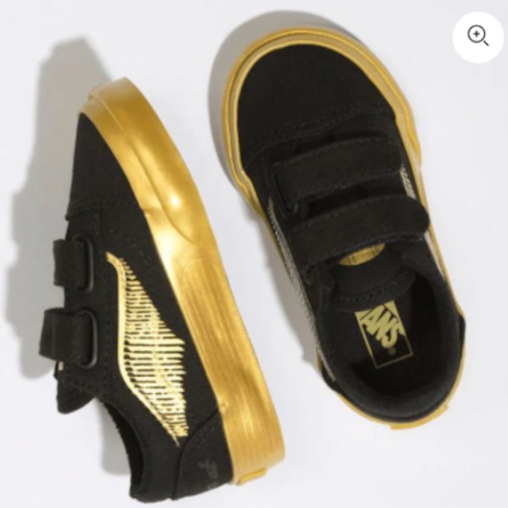 VANS Harry Potter Golden Snitch Velco Sneakers